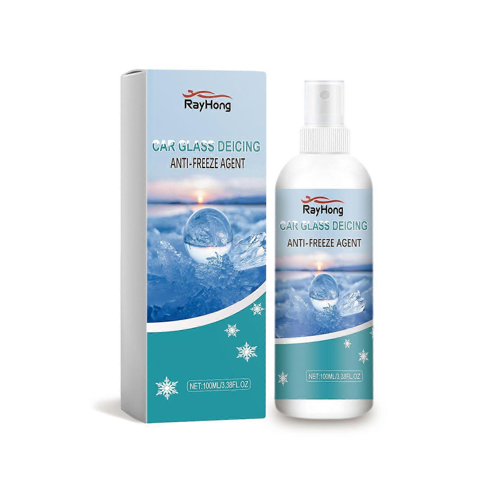 Spray dégivrant et antigel pour pare-brise automobile, traitement antibuée et anti-poussière pour vitres