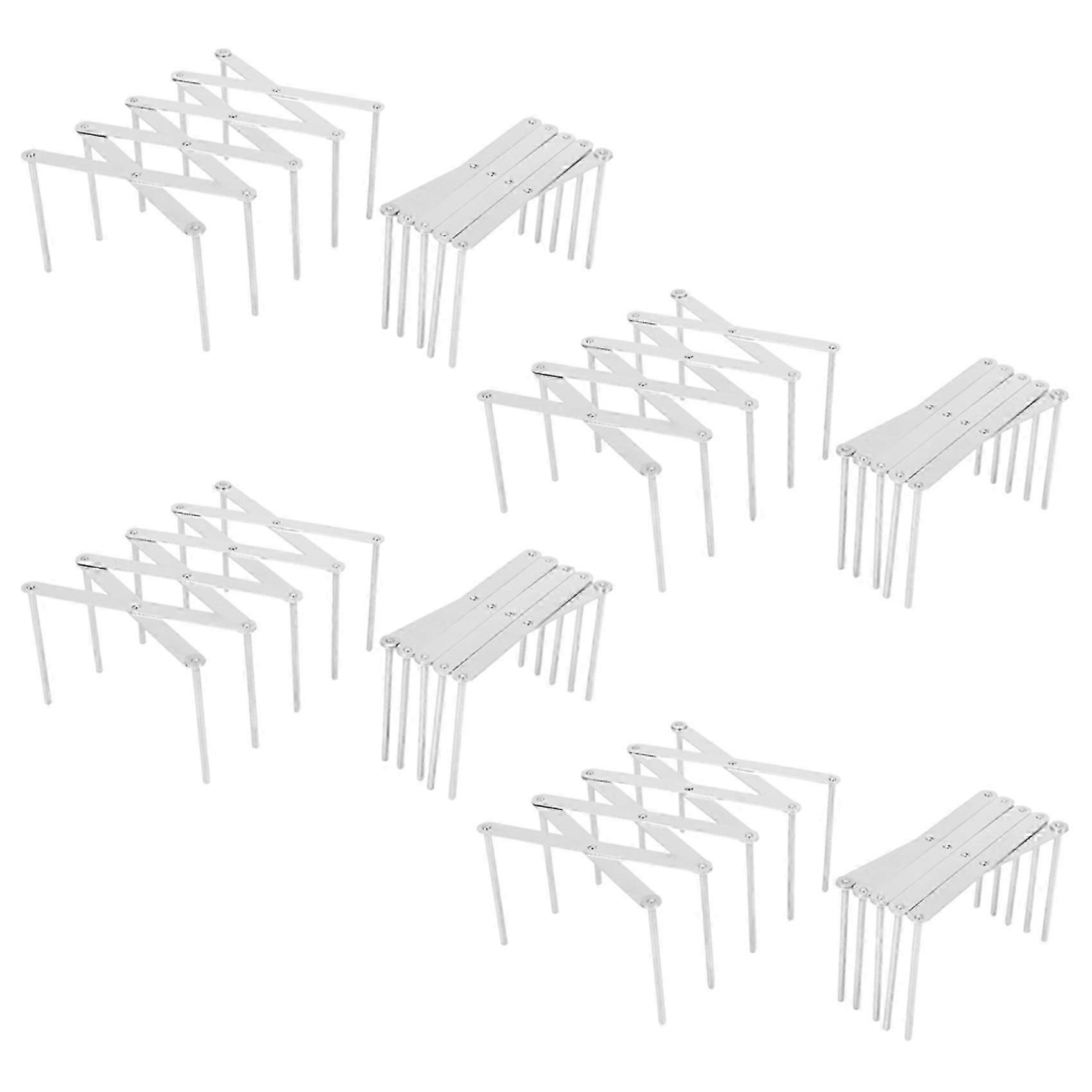 8 Pack Extendable Pot Lid Holders Multipurpose Steamer Rack (8Pcs)