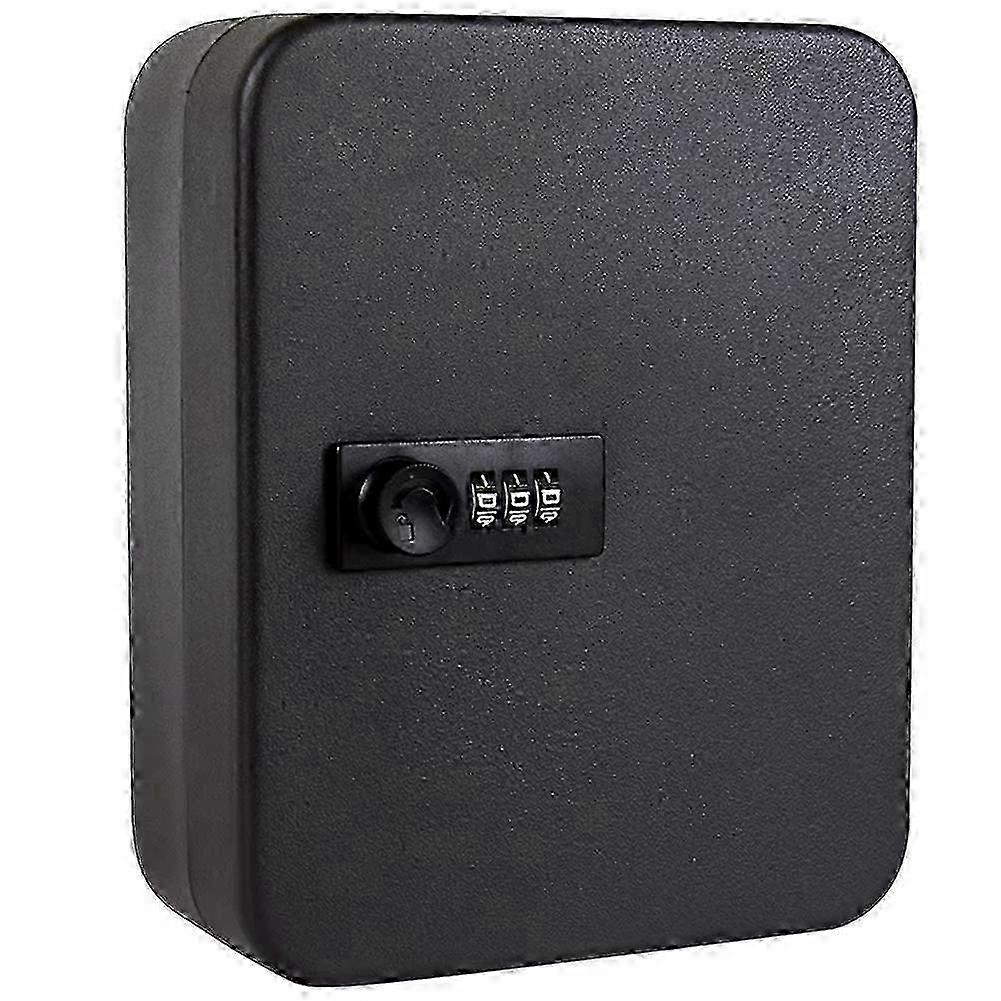 Combination Key Cabinet 36 Key Hooks Key Box Wall Mounted Code Lock Locking Key Organizer Key Cabinet Security Lock Box