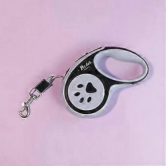 Retractable Pet Leash with Automatic One-Button Lock, 5M Nylon Lead for Small Medium Dogs, Puppy, Cat