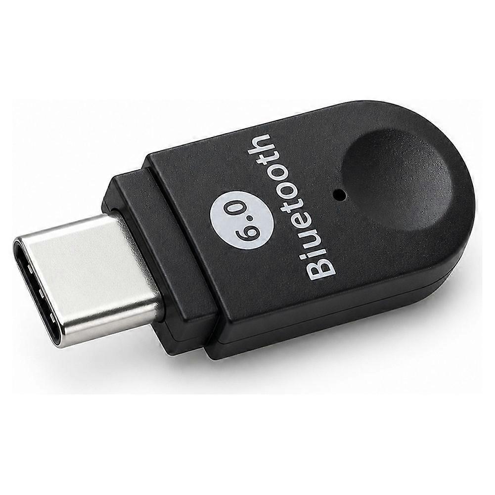 Type C Bluetooth 6.0 Adapter Free Driver AAC Decoding for PC Keyboard Speaker Headset Audio Bluetooth Dongle