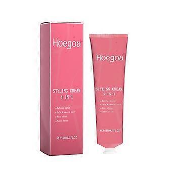 Hoegoa Styling Cream, Hair Styling And Maintenance Natural Soft Light Moisturizing Essence Elastin
