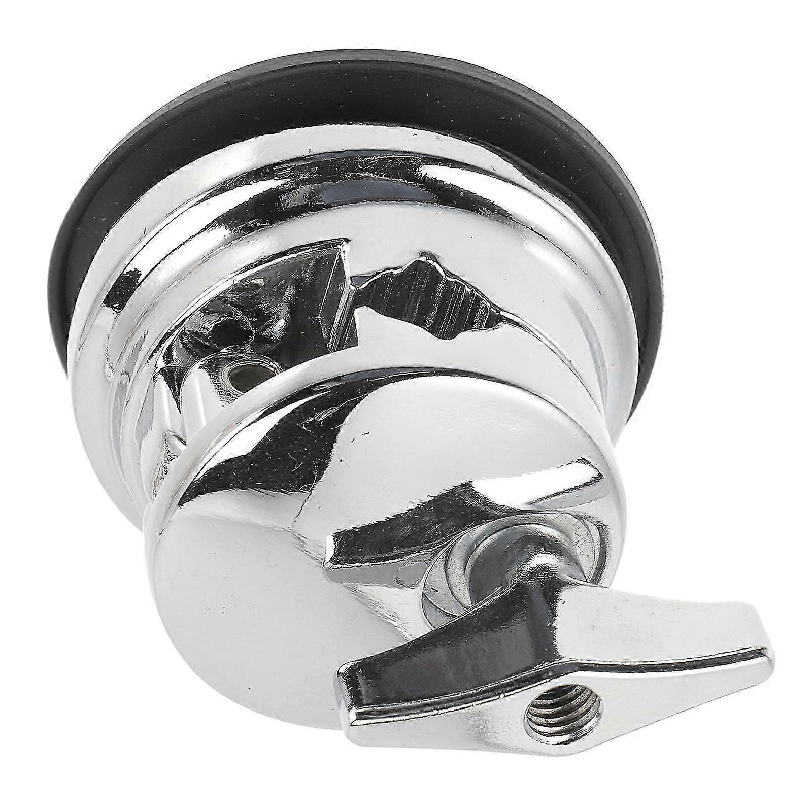 Tom Stand Alloy Drum Base for Replacement 2Pcs Silver Percussion Kit