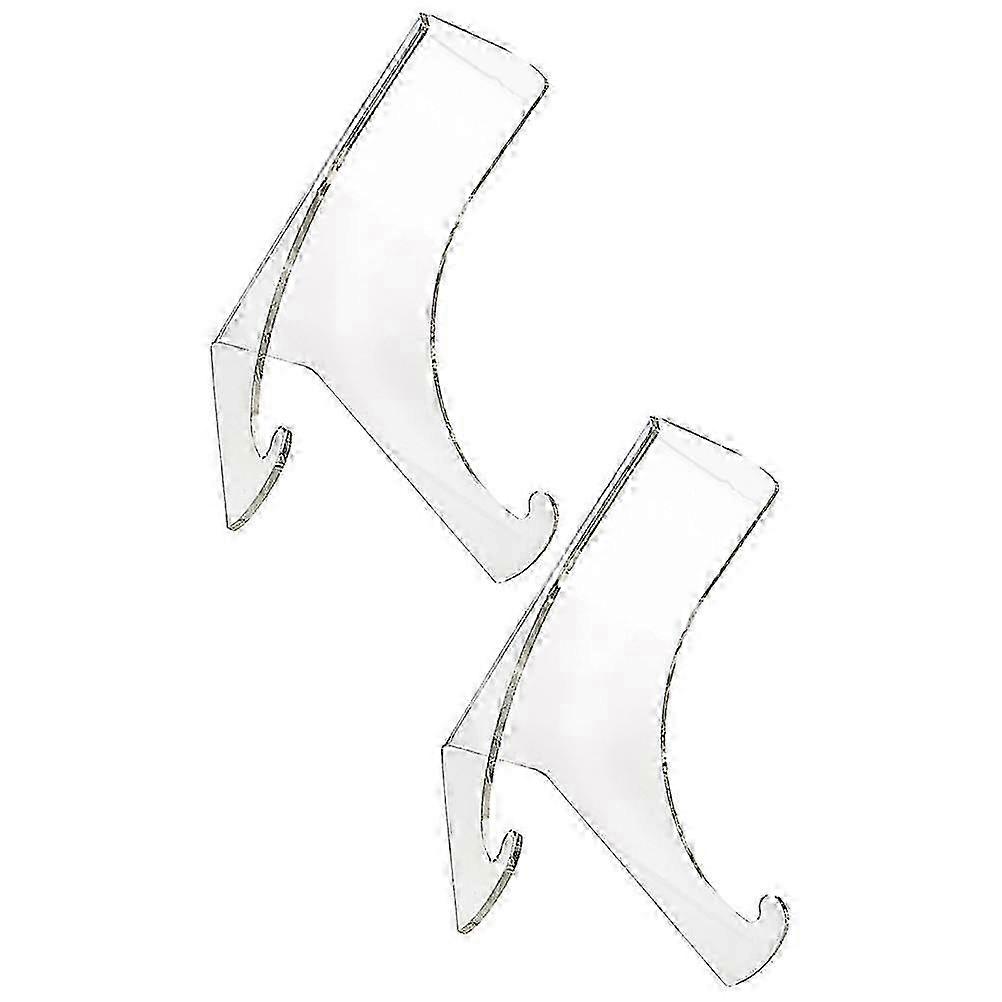 Acrylic Display Stand for Display 2Pcs Versatile Transparent Showcase Rack