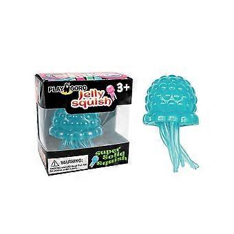Jellyfish Squishy Toy, Jellyfish Squeeze Toy, Soft Slow Rising Stress Relief Squeeze Toy, Cute Portable Sensory Toy for Kids & Adults
