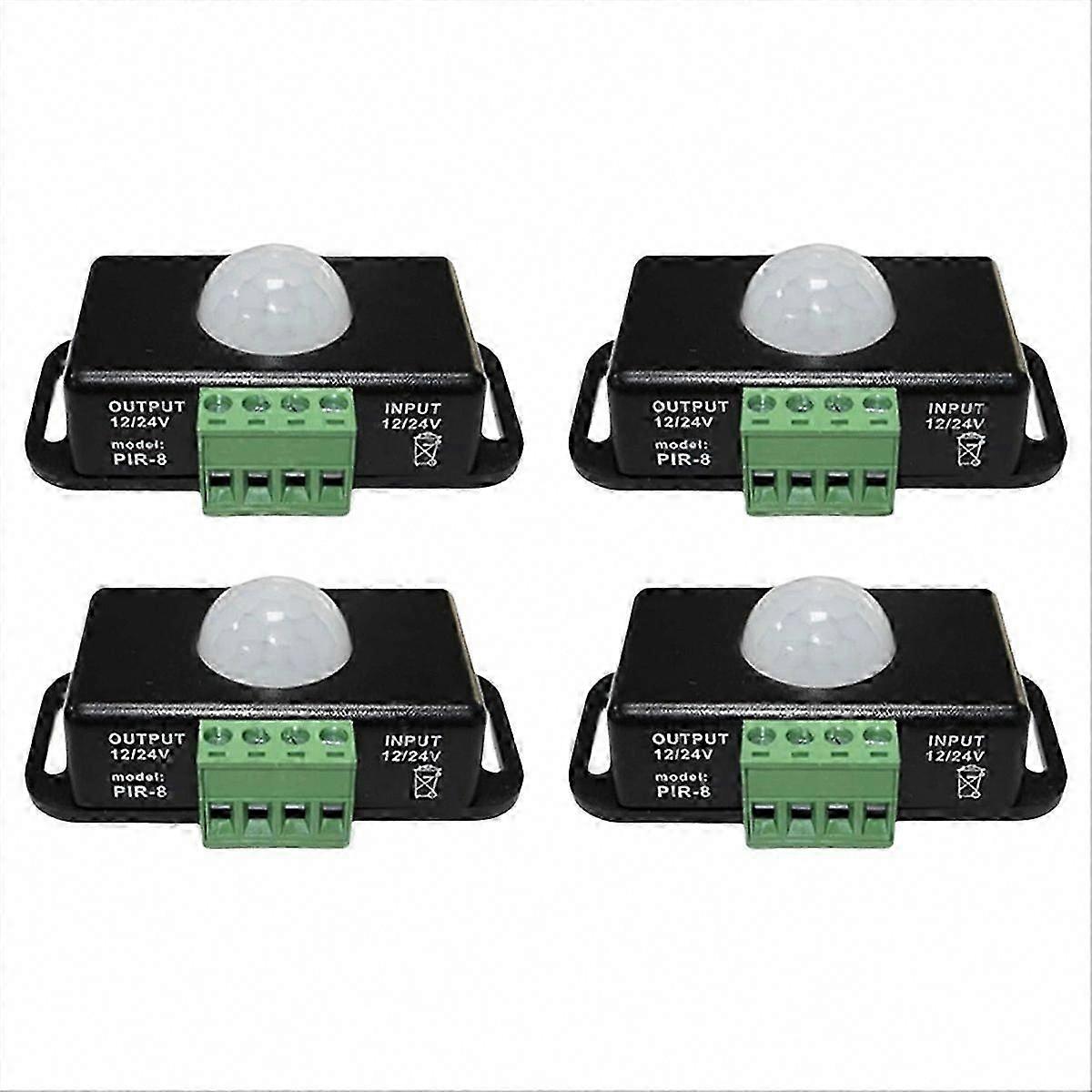 LED Motion Sensor 12V/24V DC, PIR Motion Detector for Auto Lighting
