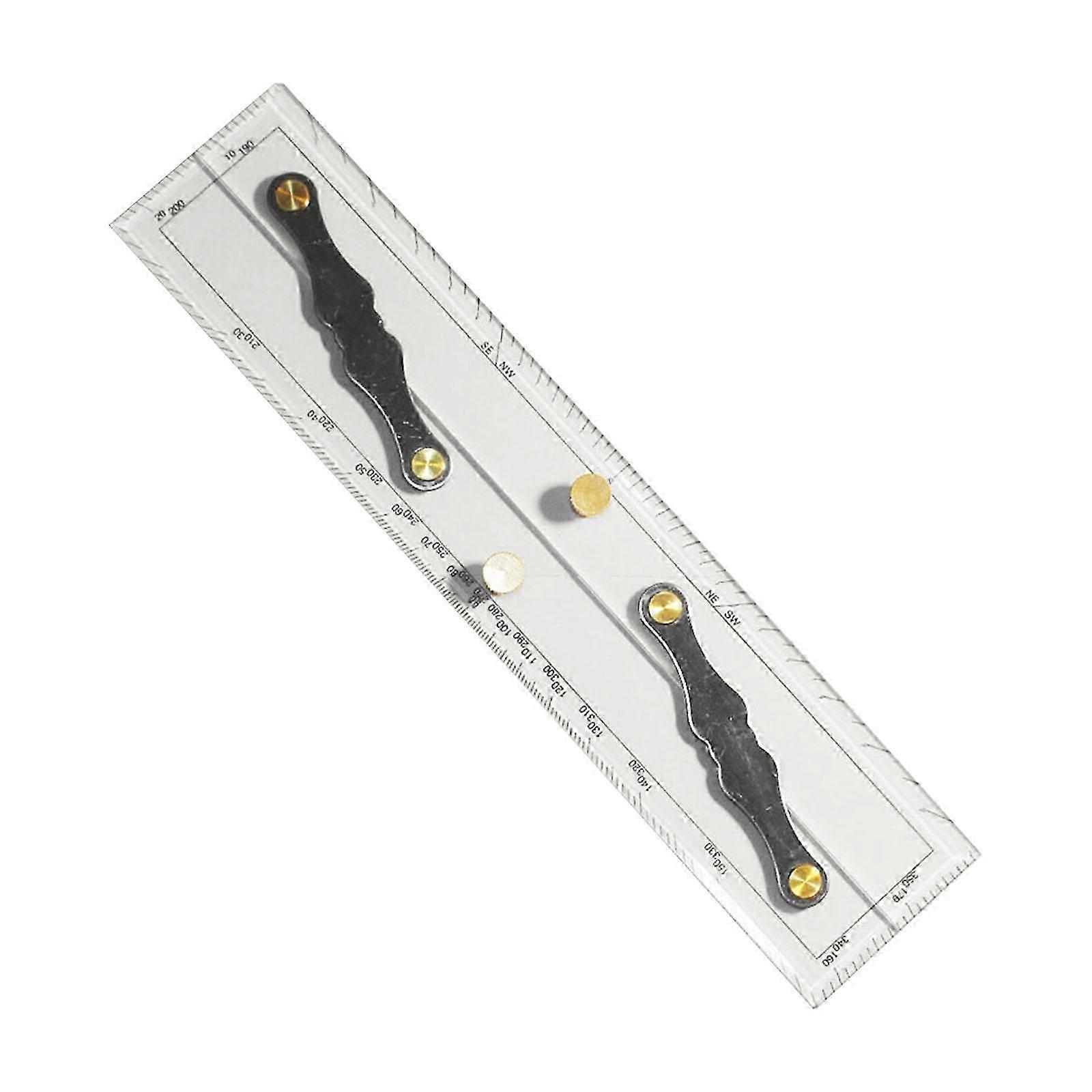 30cm Nautical Parallel Ruler Precision Tool