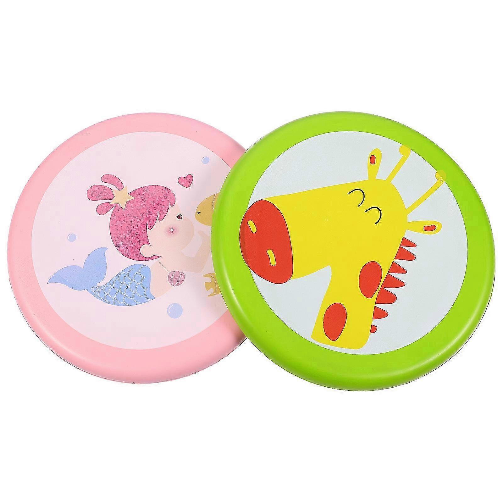 2pc Educational Flying Disc Set