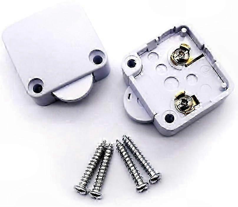 Automatic Cabinet Door Light Switch, 2 Pack Ignition Sensor for Cupboards, Activates When Door Opens