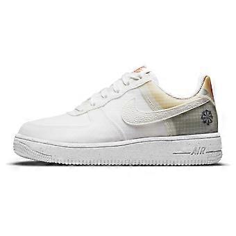 Nike Air Force 1 Crater 'Move To Zero - White Orange' GS DH4339-100