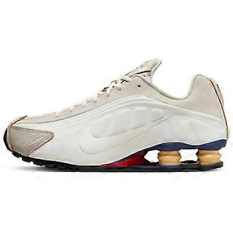 Nike Shox R4 Slip Resistant Abrasion Resistant Low top Running Shoes Men's Beige Brown HQ3531-099