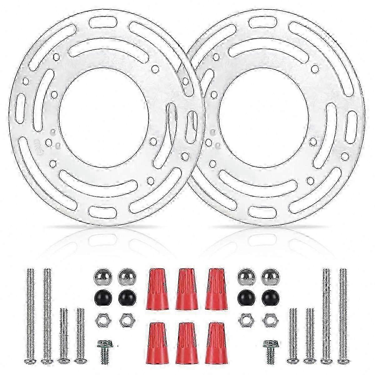 Secure Installation Ceiling Light Fixture Mounting Plate