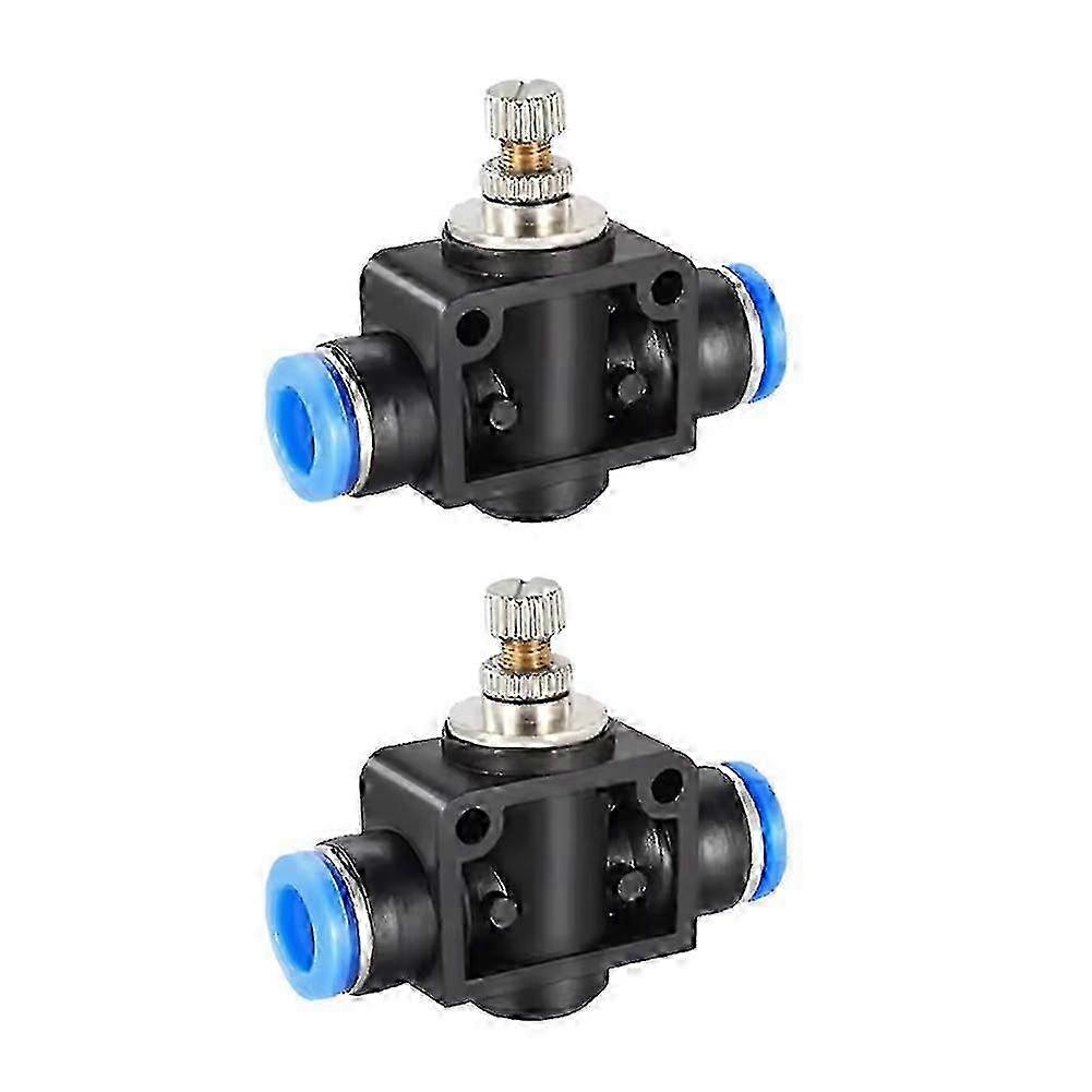 2PCS Manual Push In Air Valve