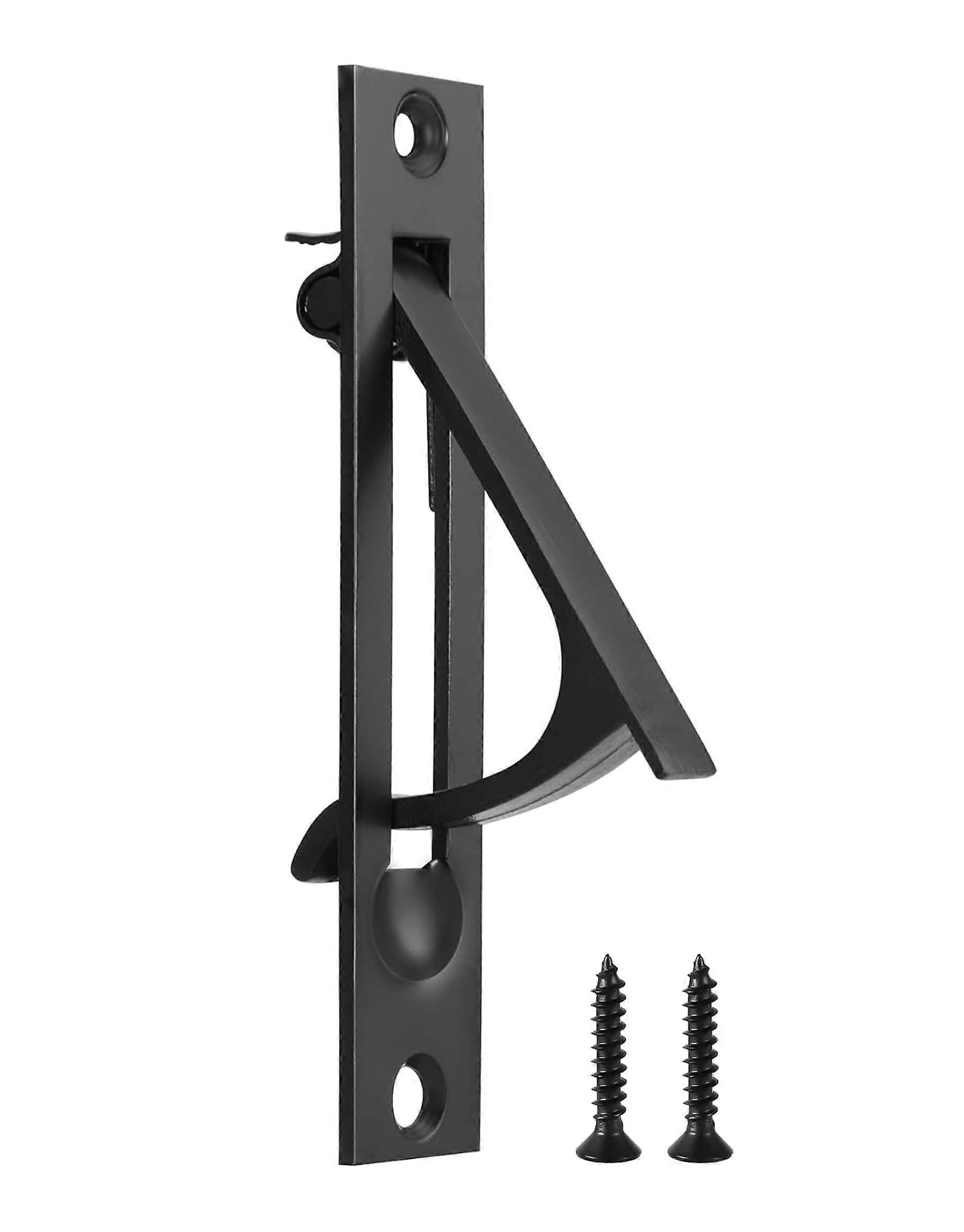 Matte Black Pocket Door Pull Handle, Flush Recessed Design, Easy Installation, Durable Construction