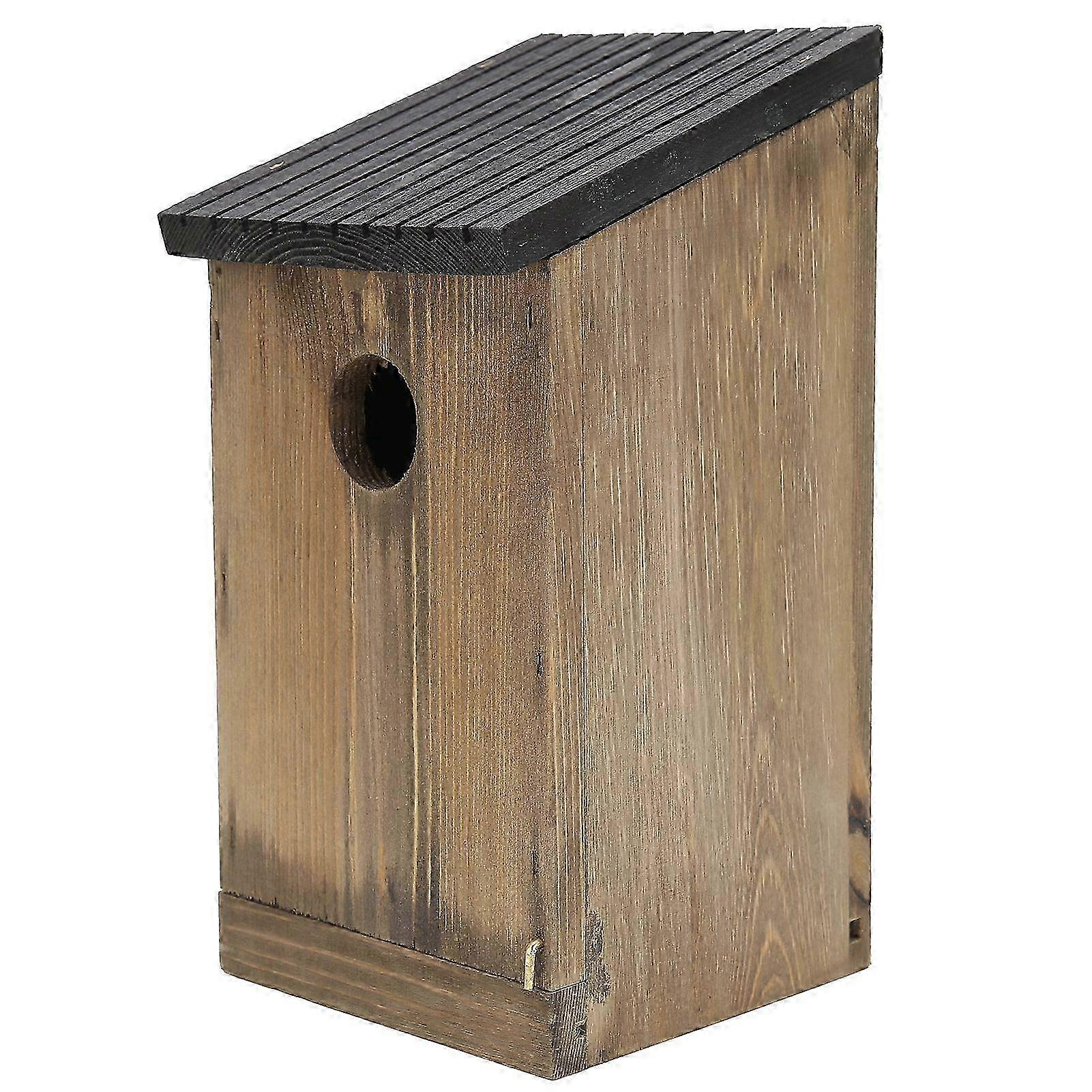 Durable Pine Birdhouse With Easy Clean Access