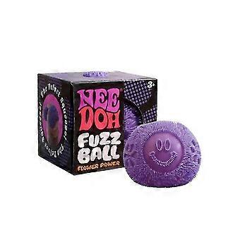 Fuzz Ball Quetschspielzeug weich flauschig Flower Power tragbar Stressabbau lindert Angst Fidget Toy f r B ro Zuhause Geschenk goodme