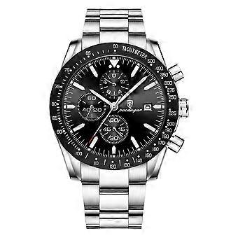 Stainless Steel Elegant Waterproof Chronograph Watch