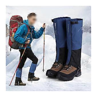 Waterproof Hiking Gaiters for Boots, Durable Leg Protection with Breathable Fabric, Black