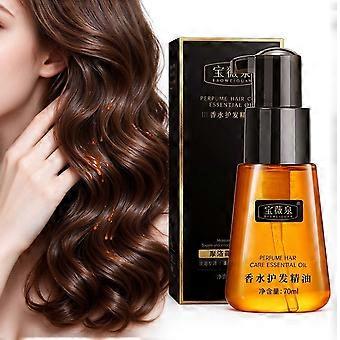 Perfumed Hair Care Oil 70ml, Lightweight Leave In Smoothing Treatment for Curly Hair, Frizz Control and Glossy Soft Looking Lengths and Ends