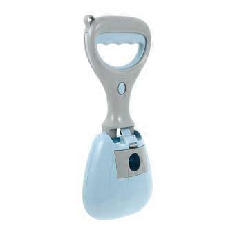 Dog Pooper Scooper Pet Waste Pickup Tool for Cleaning ABS Blue