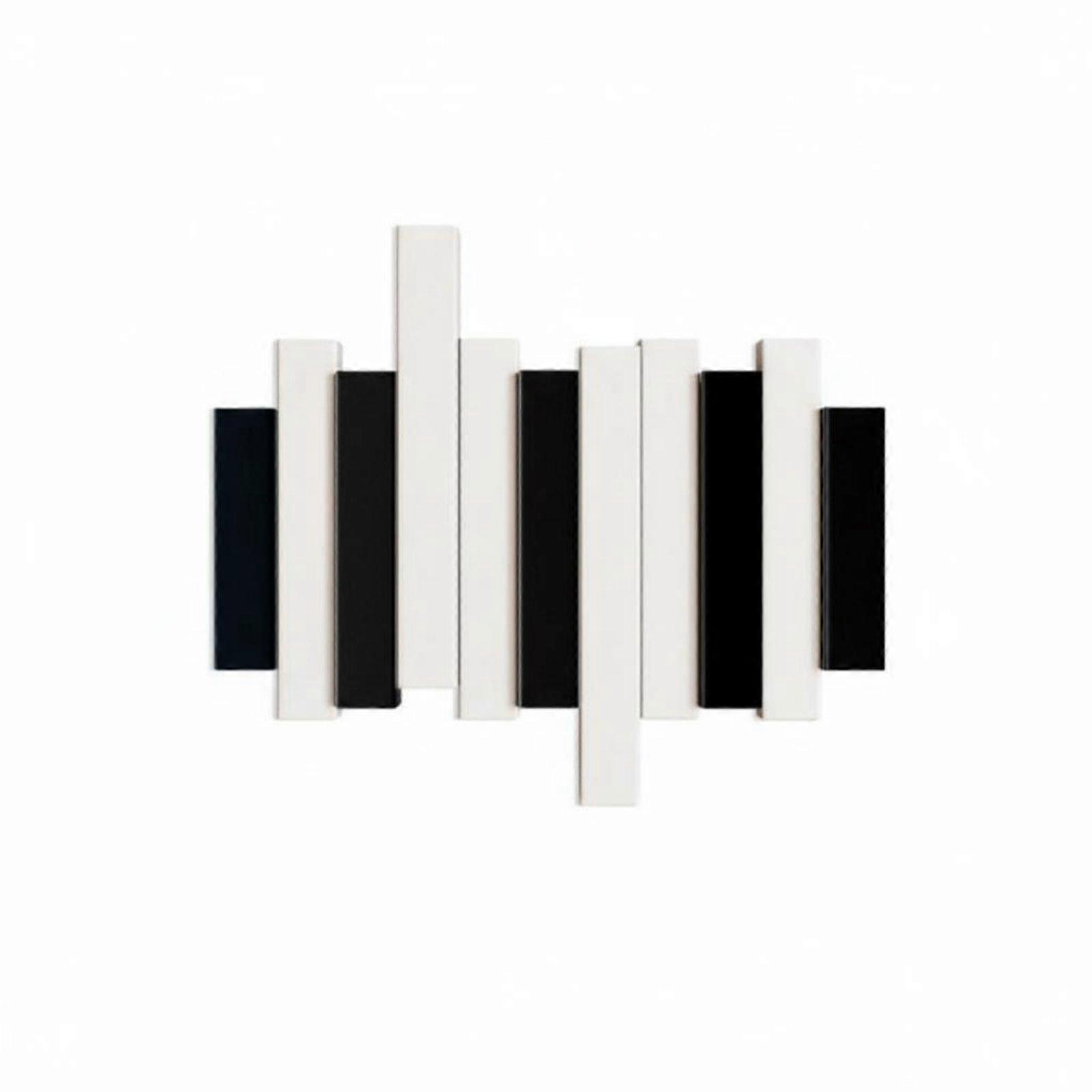 Keyboard Key Hanger Space-Saving Keyboard Key Hook Rail Creative Design Coat