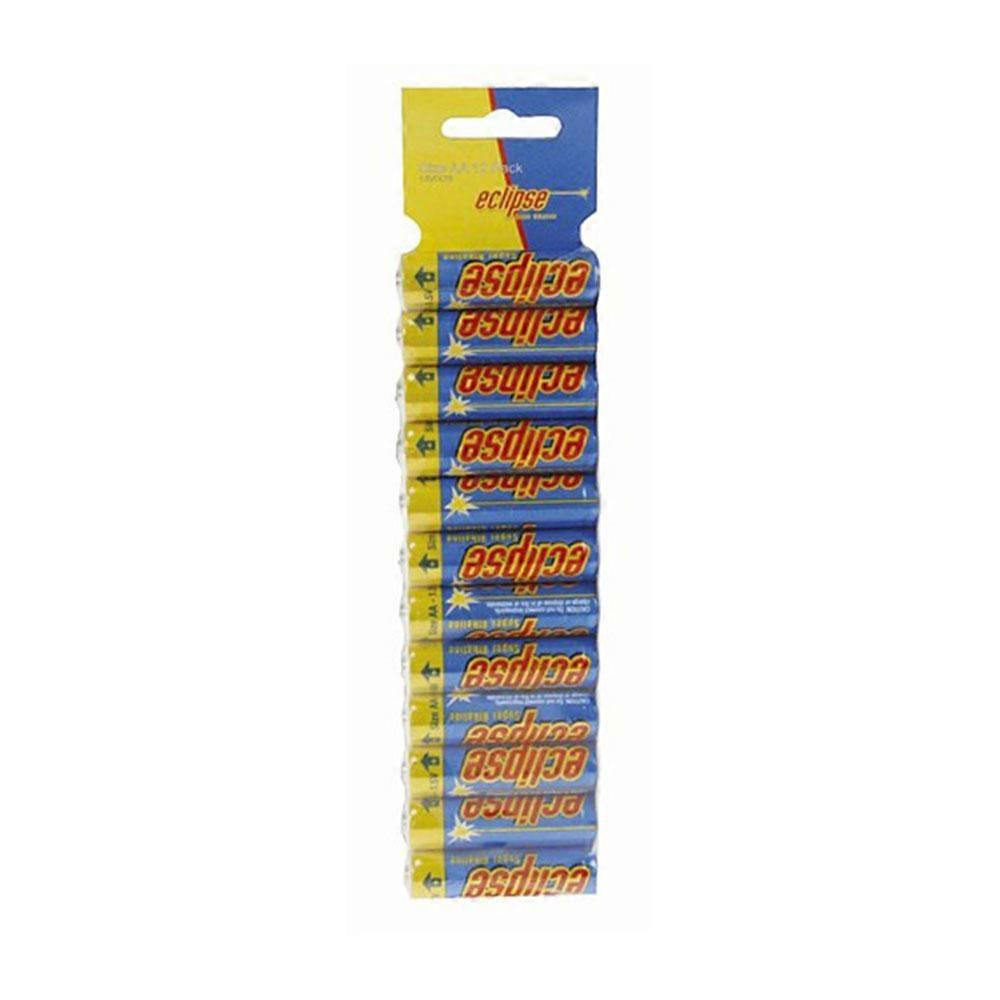 12PCS Eclipse Piles alcalines à usage général AA non rechargeables 1.5V