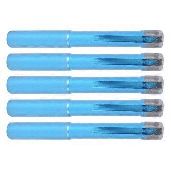 5PCS Diamond Hole Drill Bit Parti Hardware Blu 8mm per Granito / Piastrelle di Ceramica / Calcestruzzo YEMAA