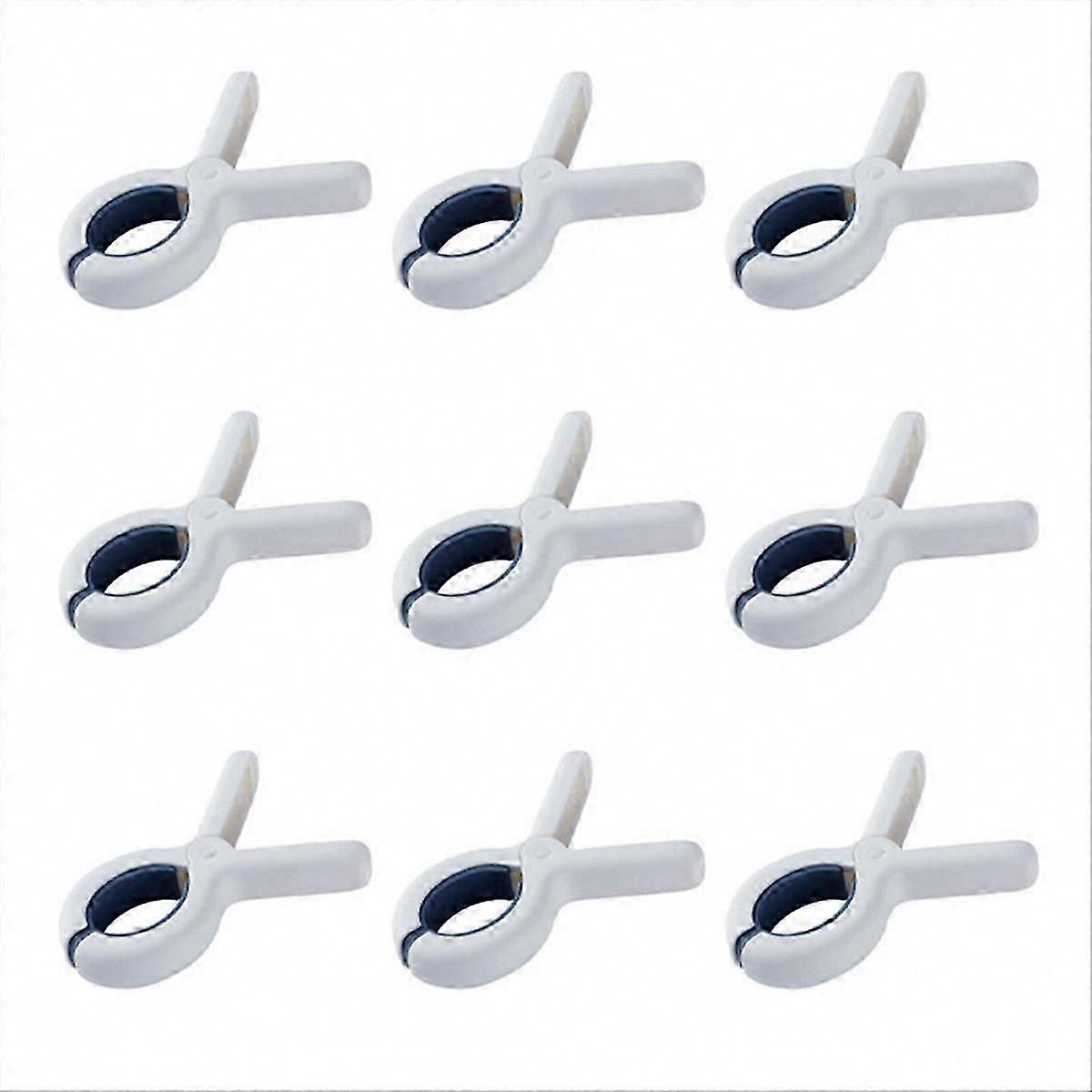 9pcs Blue Windproof Heavy Duty Large Clothespins