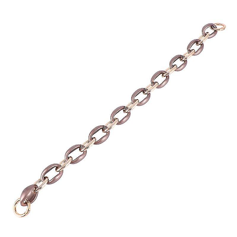 40X2cm Unisex Wallet Chains Bag Purse Handle Strap Bag Decoration Chain (coffee)