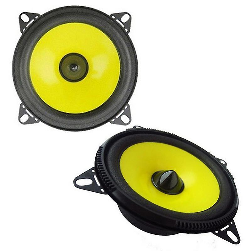 60w Full Range Frequency Car Audio Stereo Speaker Car Speaker Automobile Loudspeaker2pcsyellow