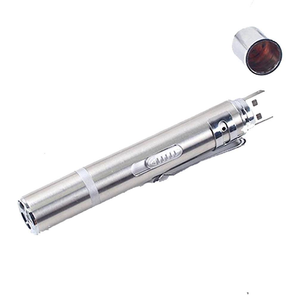 7 in 1 Pet Cat Kitten Toy Laser Pointer USB Rechargeable LED Light Pen