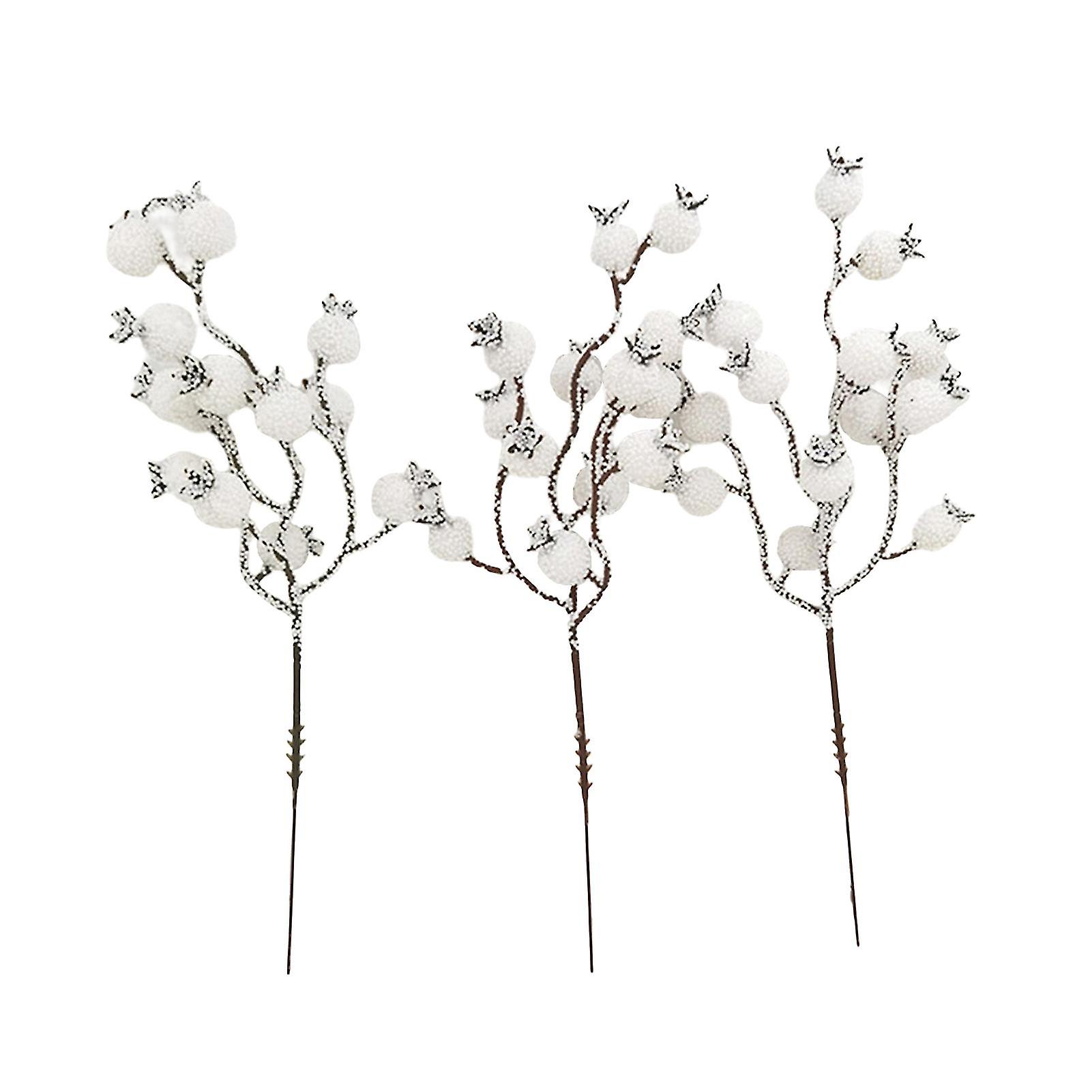 Christmas Foam Pomegranates Flowers Christmas Decorations Easy To Hang For Christmas Tree Garland Rattan