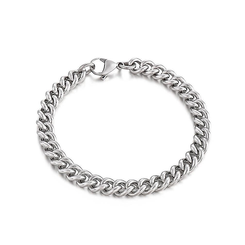 Diy Titanium Steel Bracelet With Customizable Accessory Simple Design