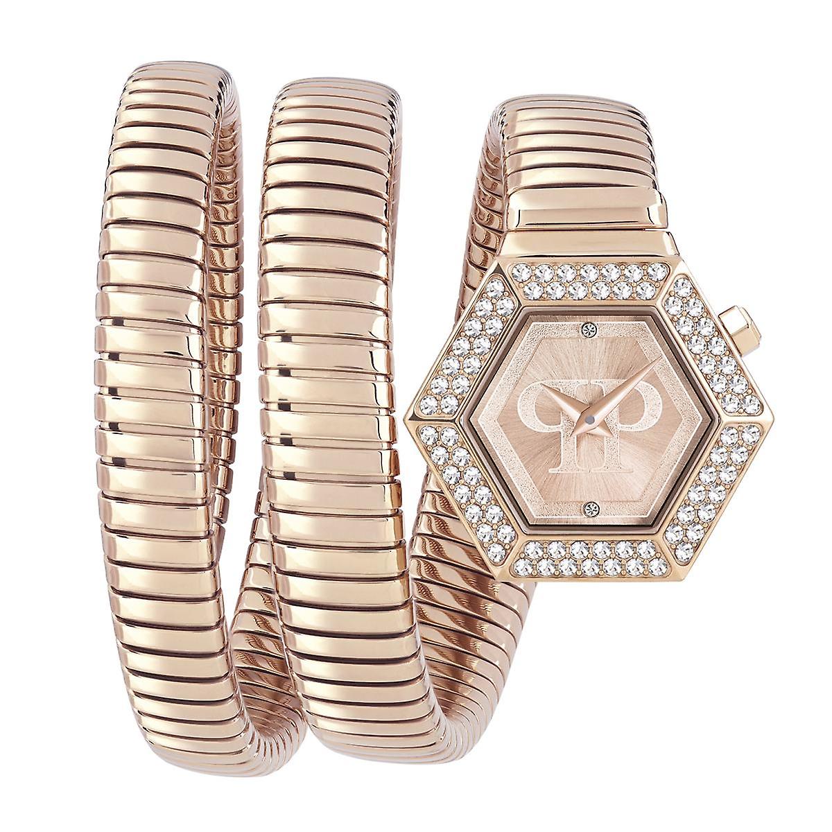 Philipp Plein Women's Watch Analog Quartz SNAKE HEXAGON PWZAA0523 Stainless Steel