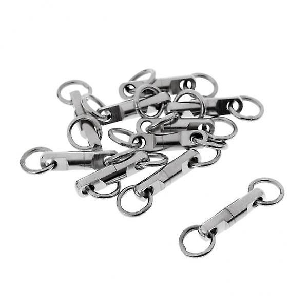 6x10pcs 낚시 볼 베어링 스위블 헤비 듀티 빅 게임 낚시 스위블 3.5mm