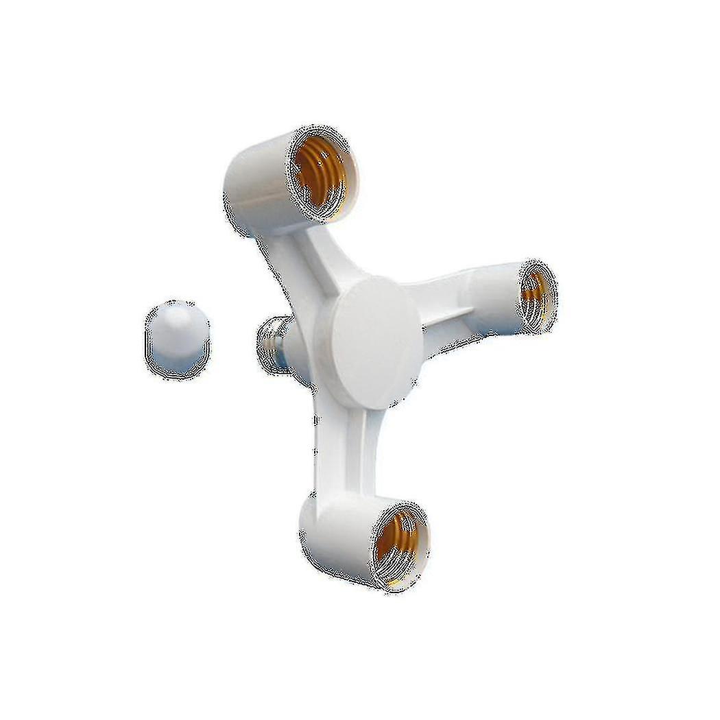 3in1 E27 To E27 Extended Led Lamp Bulbs Socket Splitter Adapter Holder High Quality For Photo Studi