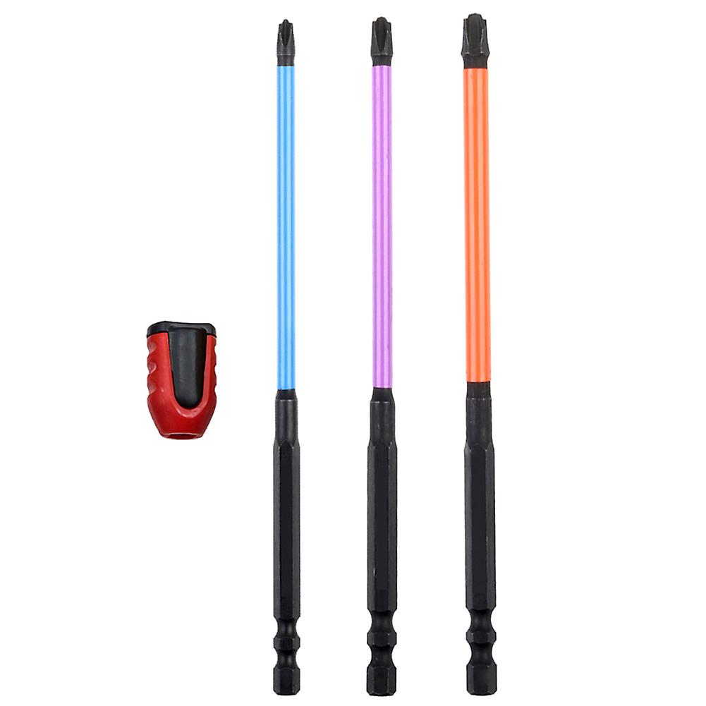 3pcs Cross Screwdriver Bits Fph1/fph2/fph3 Slotted Cross W/ Magnetic Ring Special For Electricain Repairing Tools Manual Driver