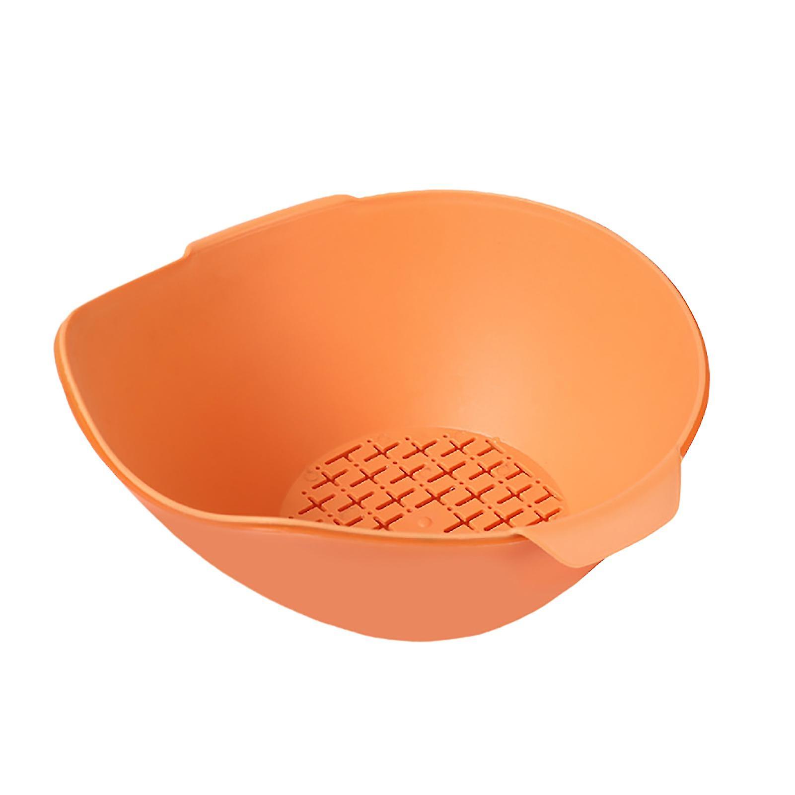 Fruit Holder Hollow Design Multipurpose Pp Double Washing Drain Basket Bowl For Home