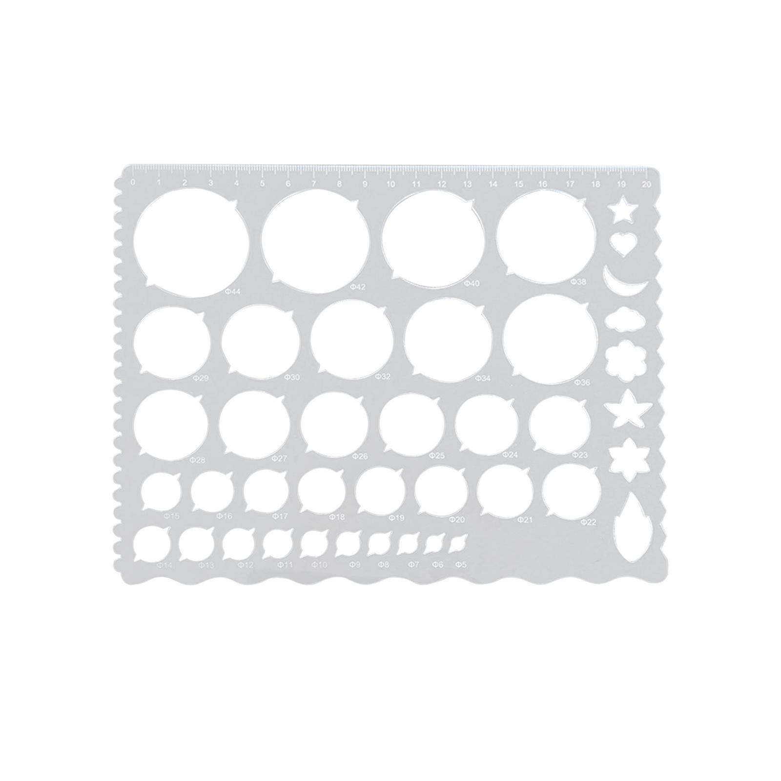 Paper Quilling Tool Circle Template Stencil Multifunction for Origami Making