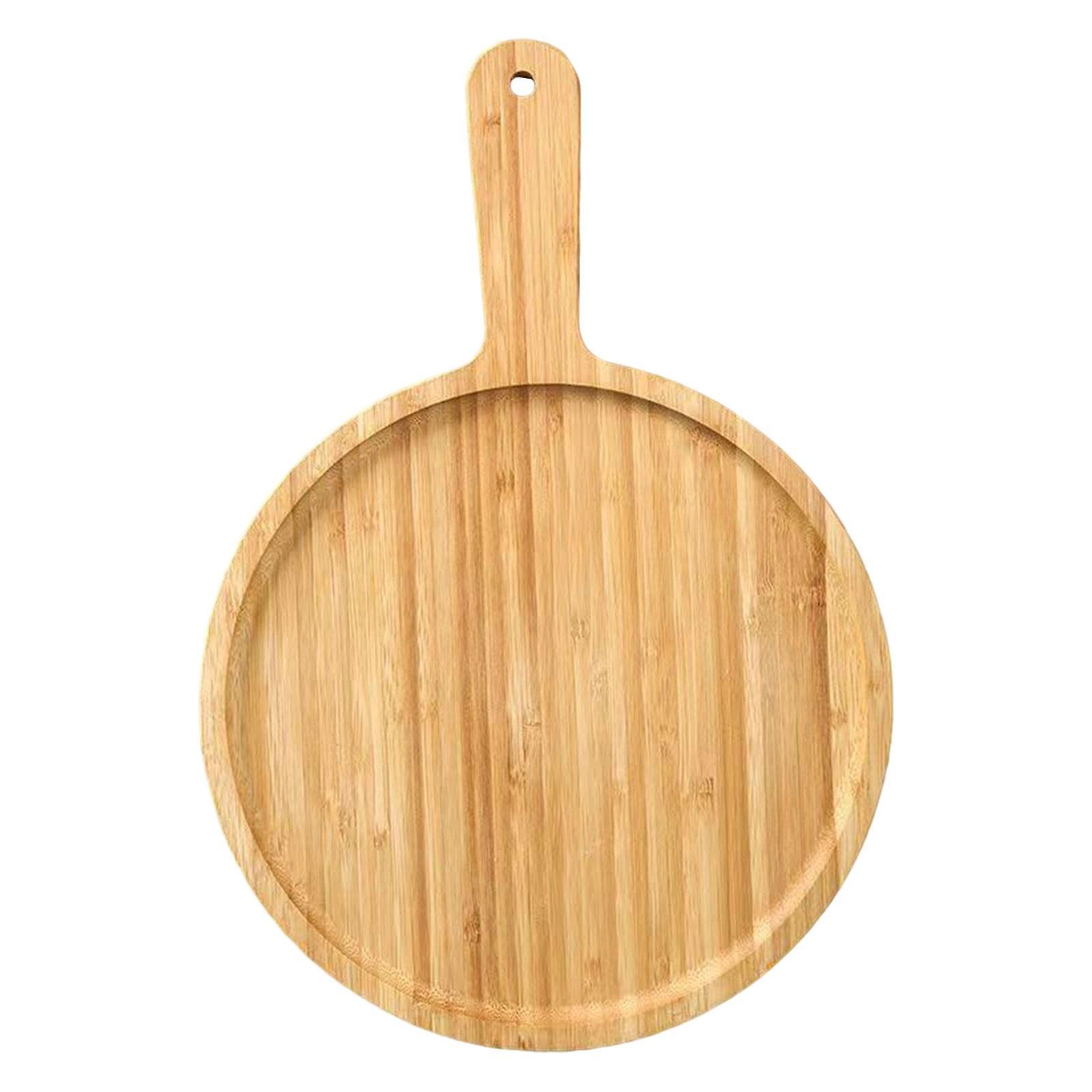 Serviertablett Holzfleisch Backblech Rundkäse Schneidebrett Pizzabrett