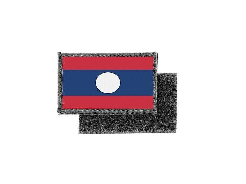 Patch ecusson prints laos flag badge