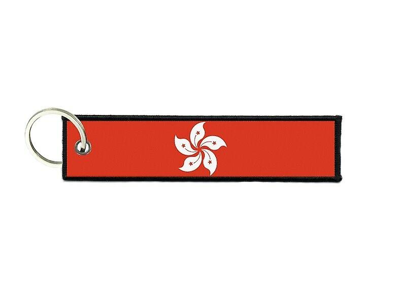 Port Cles Key Cle Homme Homme Fabric Brode Prints Hong Kong Flag