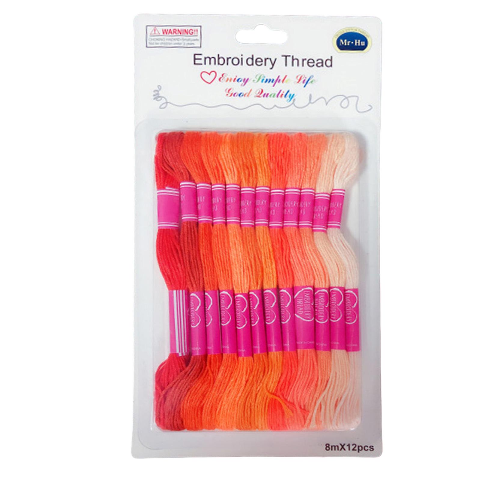 Embroidery Floss Cross Stitch Thread Kits Black And White/blue/orange Series Embroidery Thread For Quilting Cross Stitch String Art