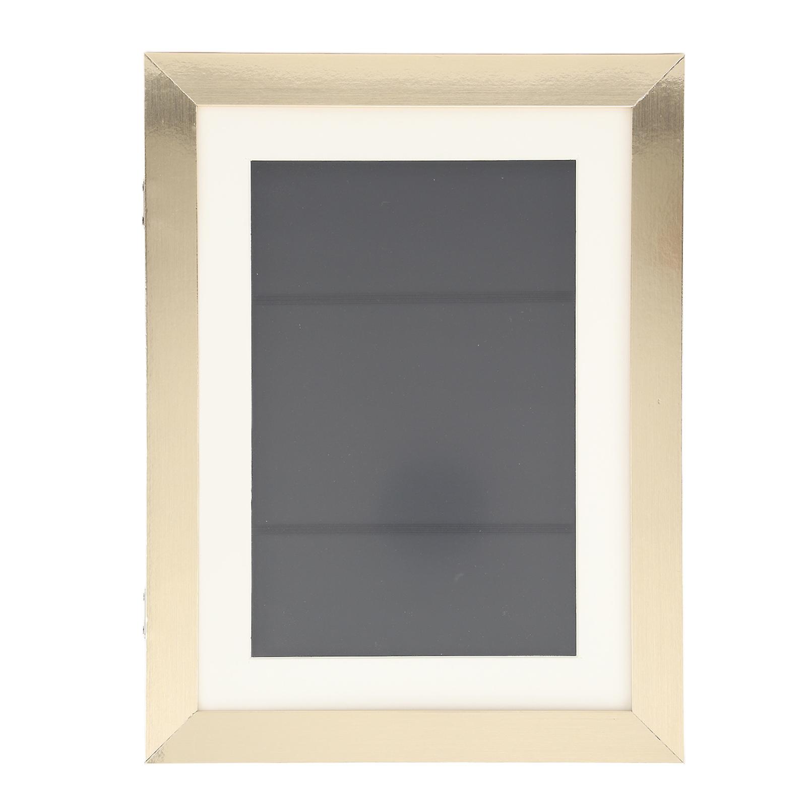 Kids Art Frames DIY Artwork Picture Front Openning Frame Children Drawing Display Gold