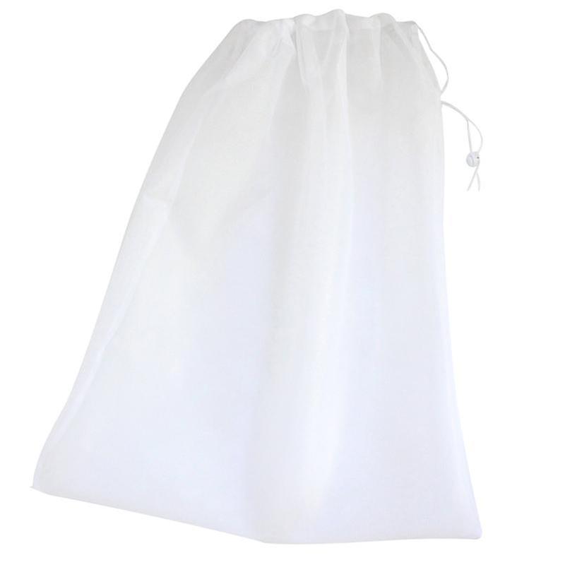 Home Large Reusable Drawstring Fine Mesh Wine Milk Juice Cider Brew Filter Bag