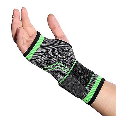 Ultrathin Breathable Men's Wristband Arthritis Wrist Wraps Brace Sleeve Support Glove Elastic Fitness Palm Basketbol Bileklik-black