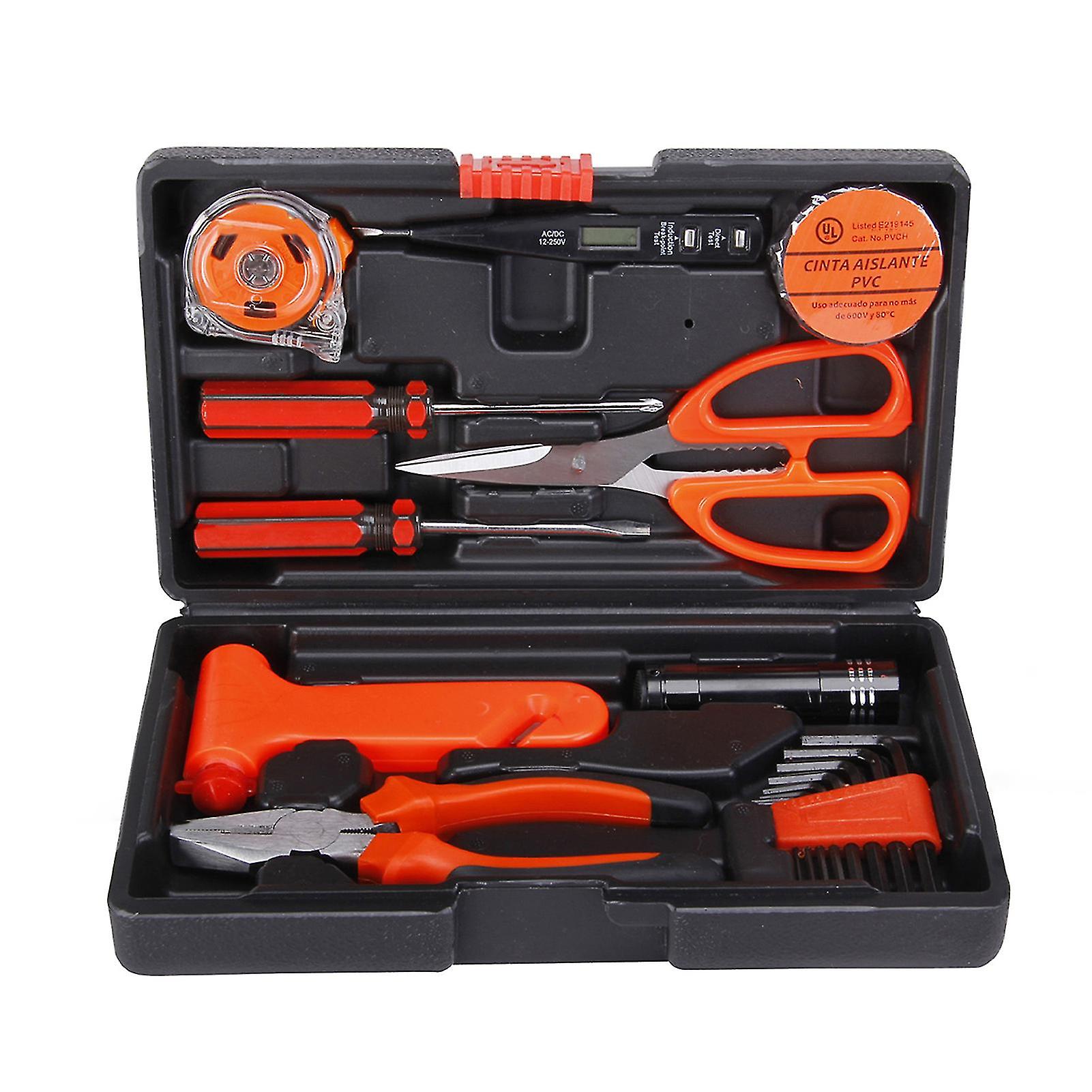 Small Home Tool Kit With Digital Display Electric Pen And Tape Measure Combination Package Mixed Tool Set