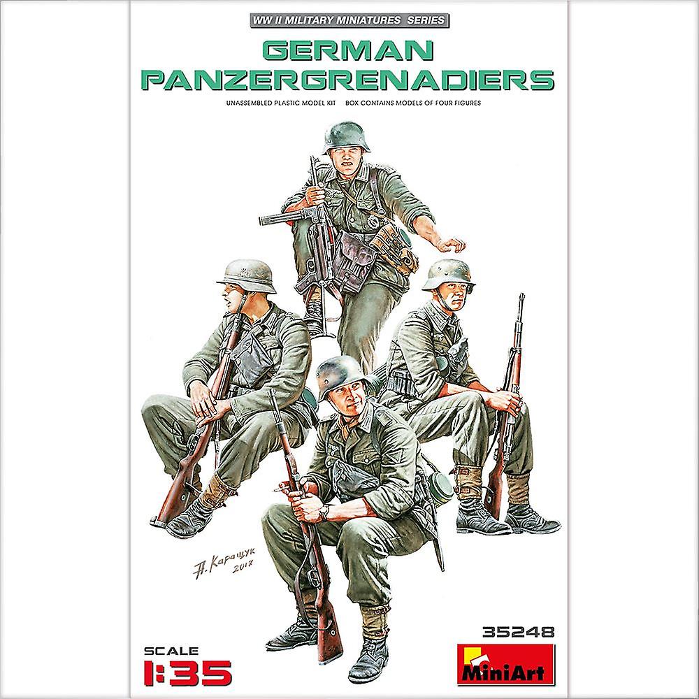 Miniart MIN35248 German Panzergrenadiers - 1:35 scale kit 1:35 scale Plastic Unpainted Historical Scale model