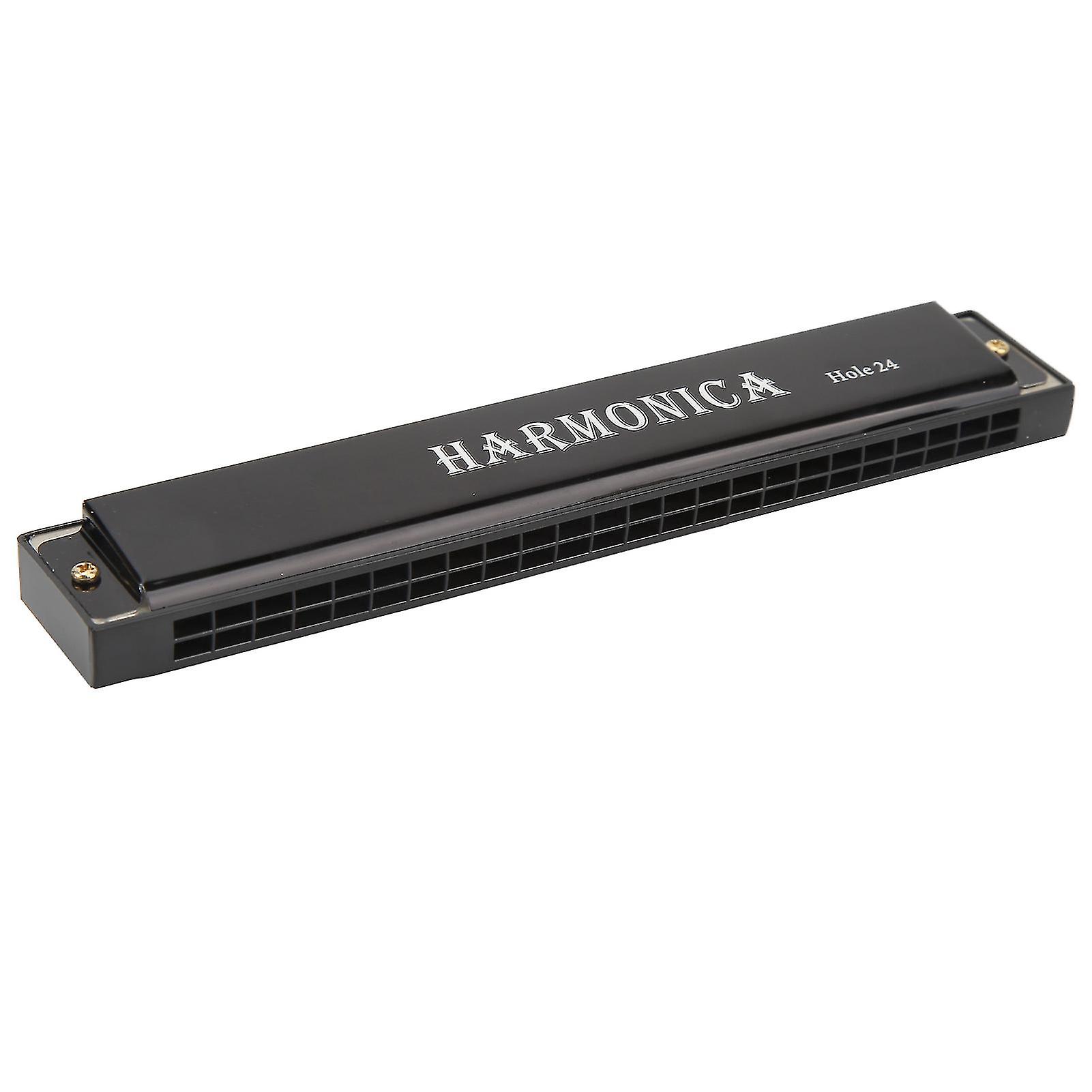 24 Hole Harmonica for Beginners Plastic Harmonica Wind Musical Instrument for Stage Performance