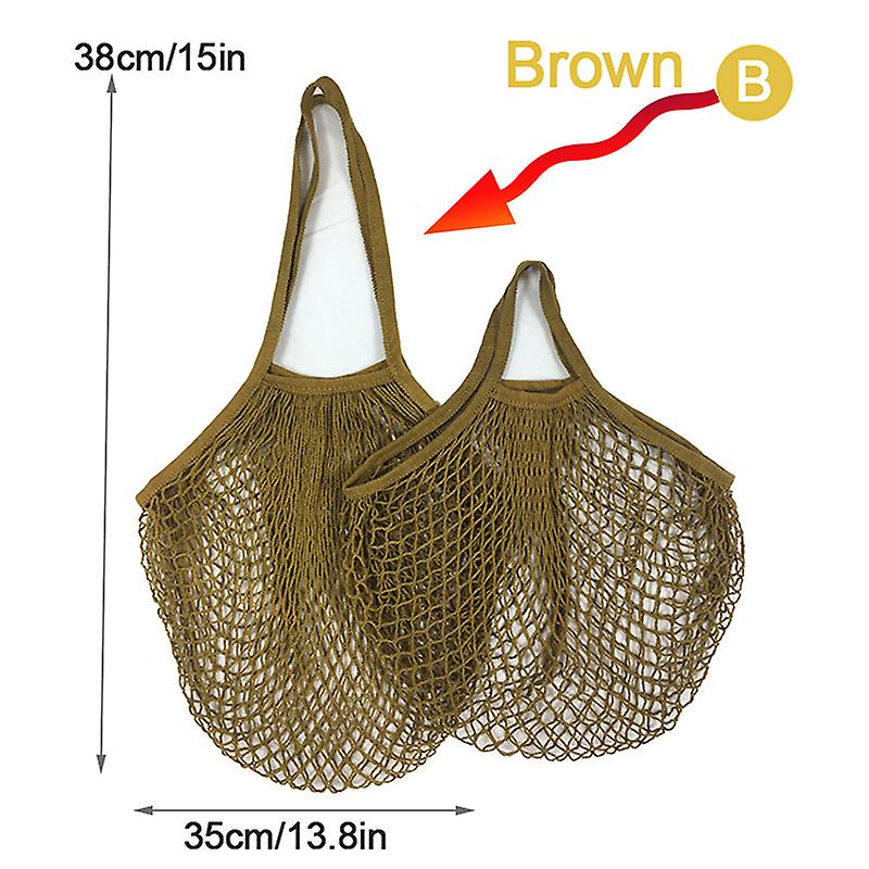 Reusable Grocery Produce Bags Cotton Mesh String Net Tote Bag Fruit Vegetable